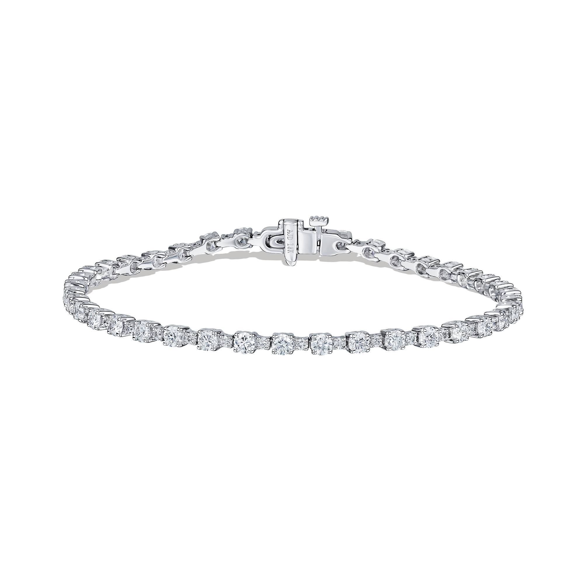 White Gold Diamond Line Bracelet Maison Birks